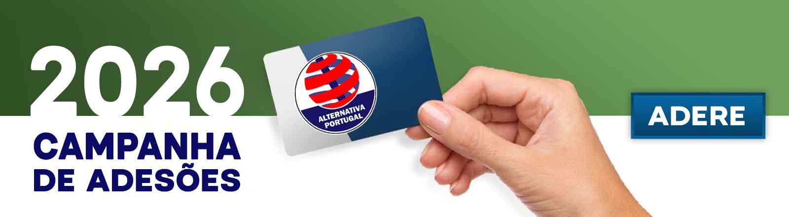 Campanha de Adesões 2026. Adere à Alternativa Portugal! Campanha de Adesões 2026. Adere à Alternativa Portugal!